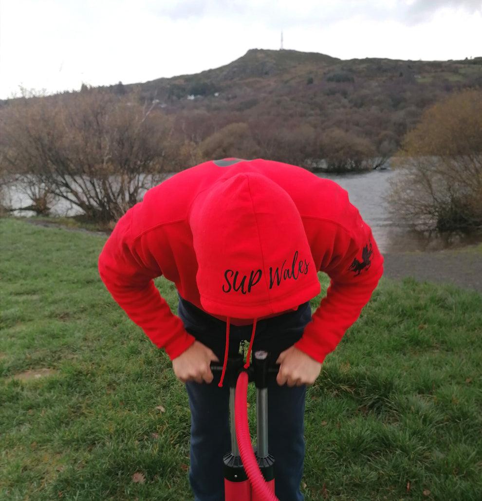 Iconic Edition SUP Wales Hoodie - Sustainable Red