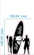 Original SUP Wales Branded Car/Van Static Cling Decal - 101mm X 140mm