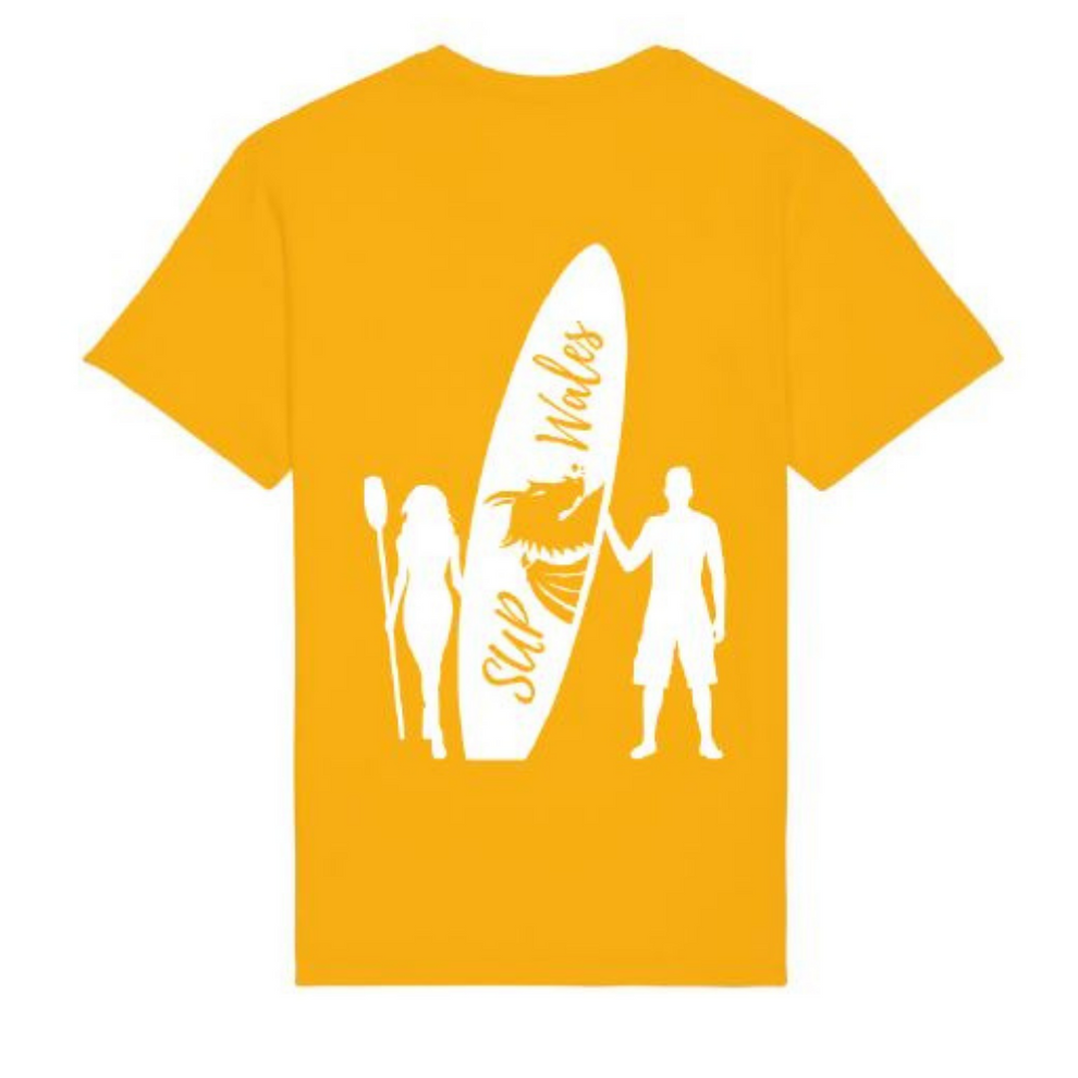 Eco Edition SUP Wales T-Shirt - Yellow Summer